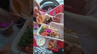 Just eating normally in my car