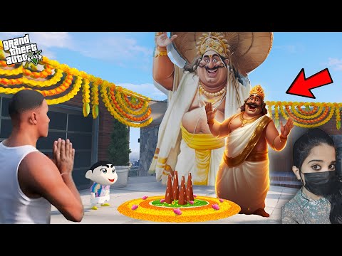 Franklin & Shinchan Celebrating Onam - GTA 5