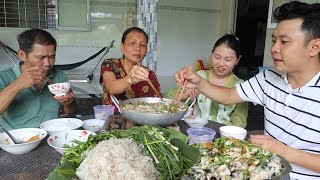 V468. Khui hũ cơm mẻ nấu Nồi Ếch nhúng mẻ thơm ngon quá đã