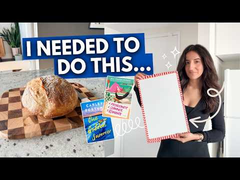 Kitchen ORGANIZATION (I'm ashamed of this)  😅 | summer beach READS & DIY decor