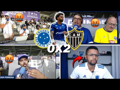 REAÇÕES DOS CRUZEIRENSES '' GABIGOL SEU JUVENIL '' REVOLTADOS -FOI EXPULSO- CRUZEIRO 0X2 ATLÉTICO MG