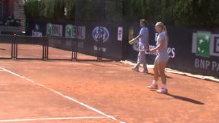 Sabine Lisicki Roma practice session part 1
