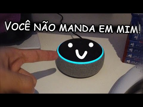 Comprei uma Robo que fala comigo .. ALEXA