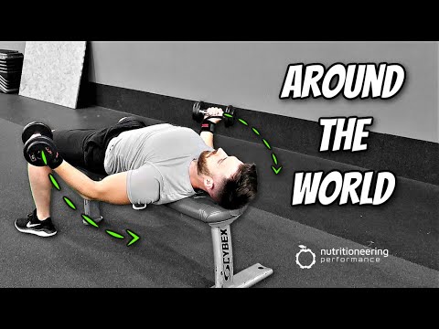 Dumbbell Around the World Cues  Shoulder workout, Dumbbell