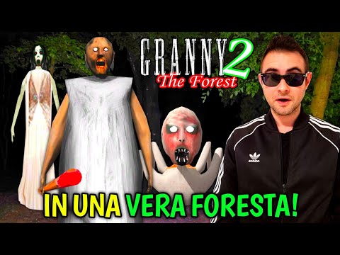 GIOCO a GRANNY the FOREST 2 in una VERA FORESTA nella VITA REALE di NOTTE 😃