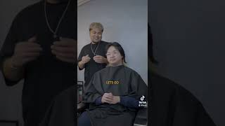 Maintenance Trim on his Mullet! #haircut #mullet #haircut #hairstyle #asian