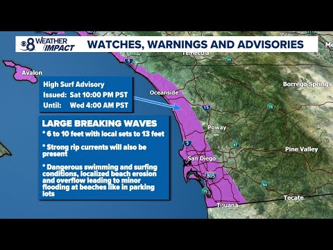 Foggy nights loom over San Diego as onshore flow picks up into the weekend