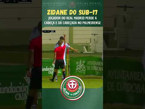 JOGADOR DO REAL MADRID DÁ CABEÇADA EM ATLETA DO PALMEIRAS