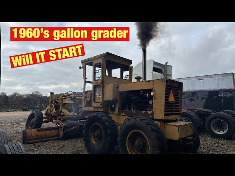 1960’s Galion Road Grader Sitting For Years! (WILL IT RUN AND DRIVE)