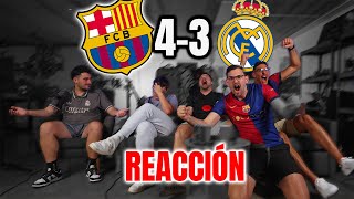 ¡2 Madridistas vs 3 Culers! Reacción Barcelona 4-3 Real Madrid | El Clásico
