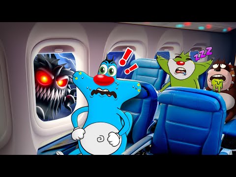 Roblox Oggy Stucked In Scariest Airplane Ever With Jack