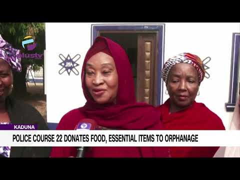 Kaduna: Police Course 22 Donates Food, Essential Items To Orphanage