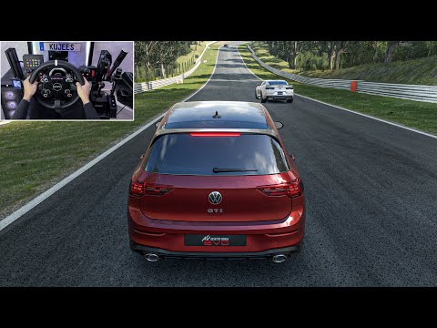 Volkswagen Golf 8 GTI Clubsport - Assetto Corsa EVO | Steering Wheel Gameplay