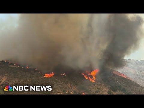 YouTube video thumbnail: Wildfires Raging Across Multiple States