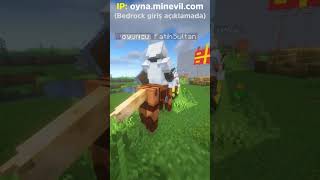 TOWNY SAVAŞLARI BAŞLADI! OSMANLI BİZANS'A KARŞI! #minevil #minecraft