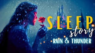 Beauty and the Beast | Cozy Bedtime Story with Rain & Thunder