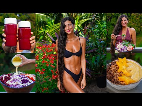 What I Eat in a Day 🍓 Raw Vegan Living in Hawaii 🌿 Farm Projects, Simba's Health Emergency & More 🙏🏽