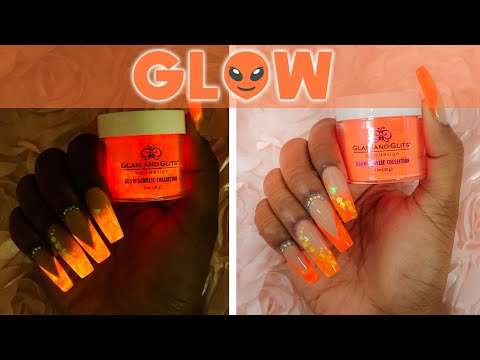 glow in the dark orange nail polish