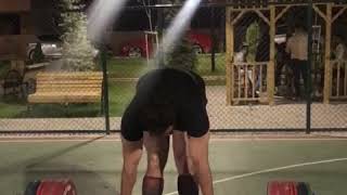 320 kg/ 705 lbs x 2 reps DEADLIFT