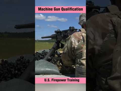 U.S. Soldiers Train with M2 & M240 Machine Guns