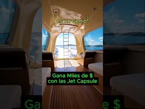 Gana Miles de $ con su Jet Capaule #negocios #dinero #yates #barco #lujo #emprendimiento #rich #cash