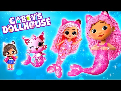 Gabby's Dollhouse: Mermaid Magic! LOL OMG DIYs