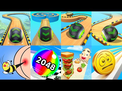 Going Balls, Rollance Adventure, Help Me Tricky, Ball Run 2048, Rolling Ball Sky speedrun gameplay