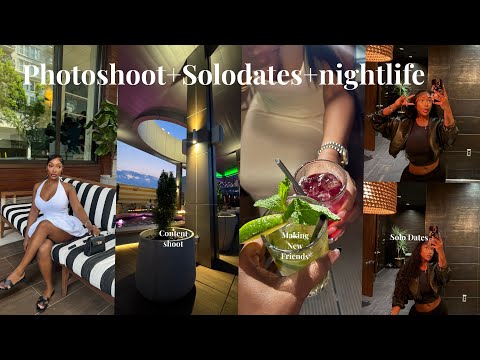 VLOG! Solo dates + self care + Photoshoots + making new friends & more