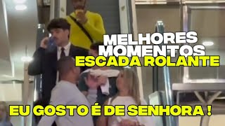 Melhores momentos na escada rolante parte 01.