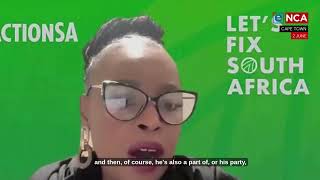 YouTube video thumbnail: ActionSA Slams Gana's Election as Chairperson
