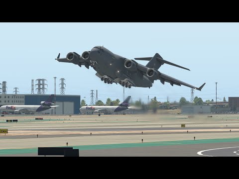 Insane Military Aircraft C-17 Lands at the Wrong Airport