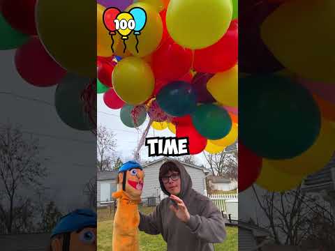 How Many Balloons Does It Take To Lift A Jeffy Plushie?