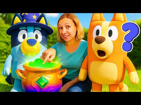 Bluey, Bingo et une potion magique 🫕🥕 Plantons des légumes géants !