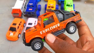 बच्चों के लिए शानदार खिलौना Part 1 | लाल गाड़ी ओर हरि गाड़ी काली बस infobells playing vehicles toys