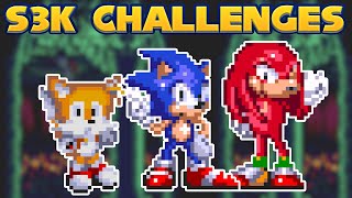 [TAS] Sonic 3 & Knuckles: The Challenges - Speedrun any%