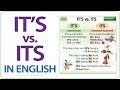 Distinguishing Between It's and Its in English