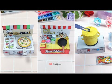 Kompilasi Short Kak joe Mainan Masak Masakan || Miniature Cooking || Diy || Kerajinan kertas