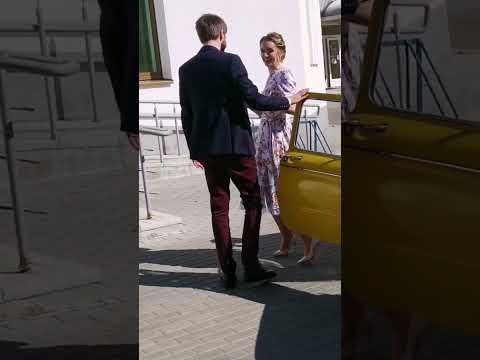 👩‍❤️‍👨 в ЗАГС на 😎 запорожце #свадьба #загс #запорожец #заз968 #семьялюбовь #любовь #роспись