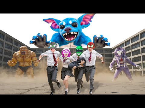 Monster Army Attacks Superhero School! Can Spider-Man Stop Them?🔥 | Into The Spider-Verse 2025