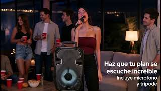 Parlante Recargable Con Tripode y Micrófono - VTA-829790