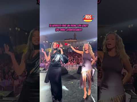 LISA LUCHETTA E SAMARA TRAMONTANA E IL TREND CON IL PUBBLICO DELL’RDS SUMMER FESTIVAL #tiktok #perte