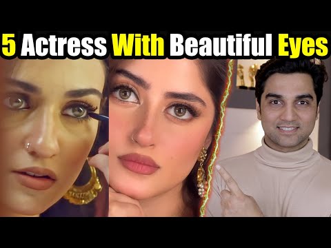 Top 10 Pakistani Drama Actresses With Beautiful Eyes👁️ How To Make Your Eyes Attractive! MR NOMAN