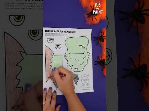 Easy Frankenstein craft for kids #halloweencrafts #kidscrafts #frankenstein