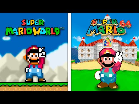 MARIO 64 pero en MARIO WORLD