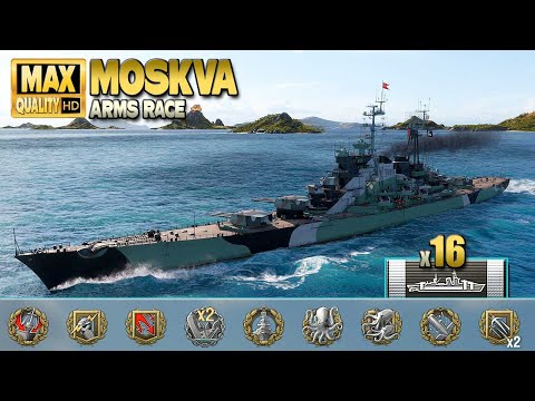 Cruiser Moskva holds the position   World of Warships