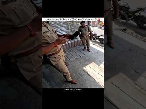 Uttarakhand Police Ne Z900 Ko Challan Kat Di🚨#uttarakhand #police #bike #z900