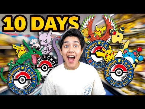 I Visited 10 Pokemon Centers in 10 Days