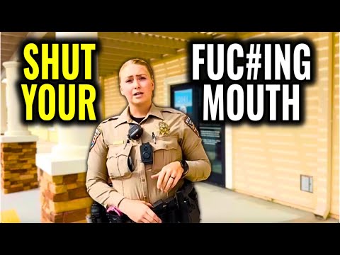 Karen Female Cop Goes Crazy! Police Breaking Rights - First Amendment Audit