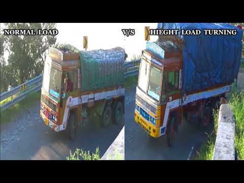 திம்பம் ghat section lorry drivers perfect u turn height lorry 10 wheeler vs load truck