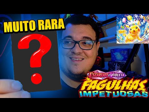 TIREI UMA CARTA MUITA RARA NA BOOSTER BOX DE FAGULHAS IMPETUOSAS NOVAS COLEÇÃO DE POKEMON TCG